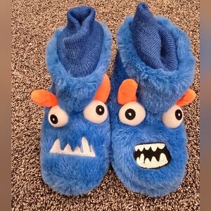 Blue Monster Kids One Piece Slippers